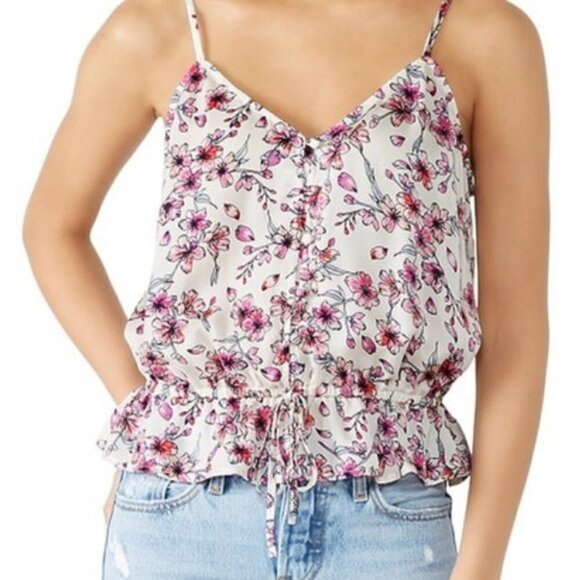 cupcakes & cashmere Tops - Cupcakes and Cashmere Cortina Floral Print Tank Top